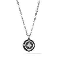 Collar Comete Hombre NAVY in Acero UGL761